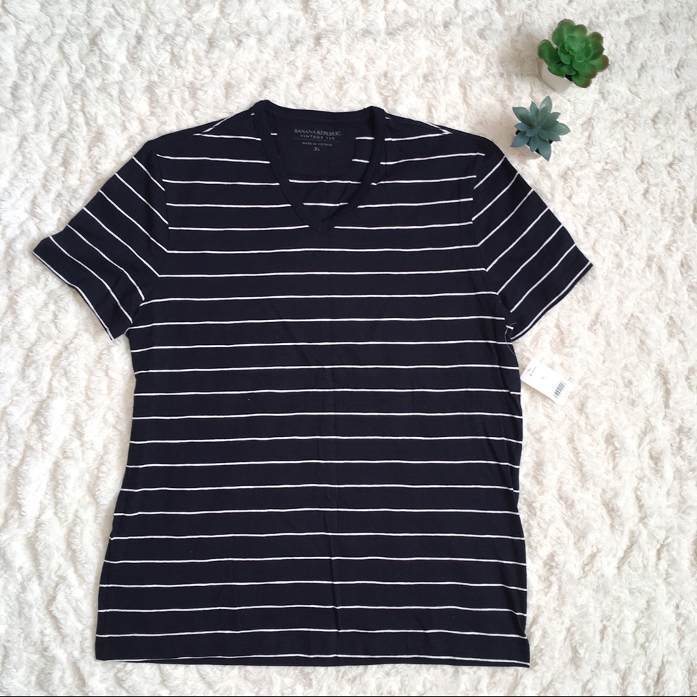 Banana Republic Striped Vintage Tee